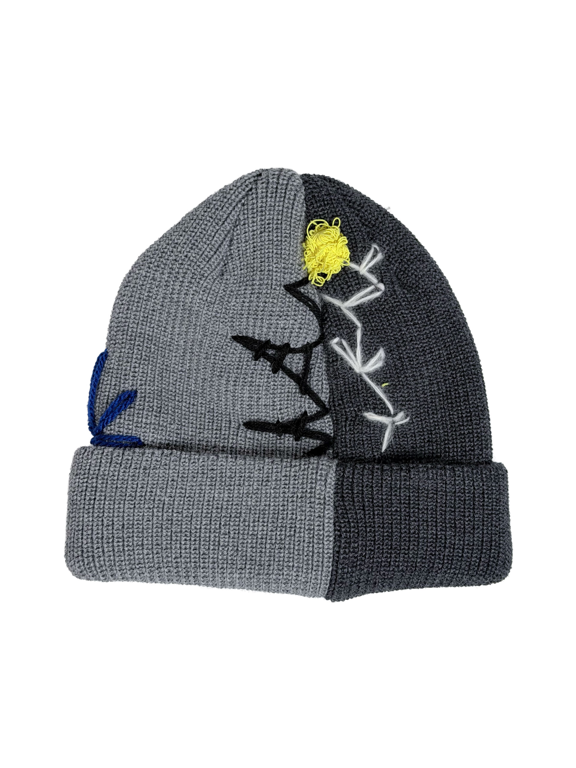 UNIQUE HAND EMBROIDERED BEANIE - Image 2