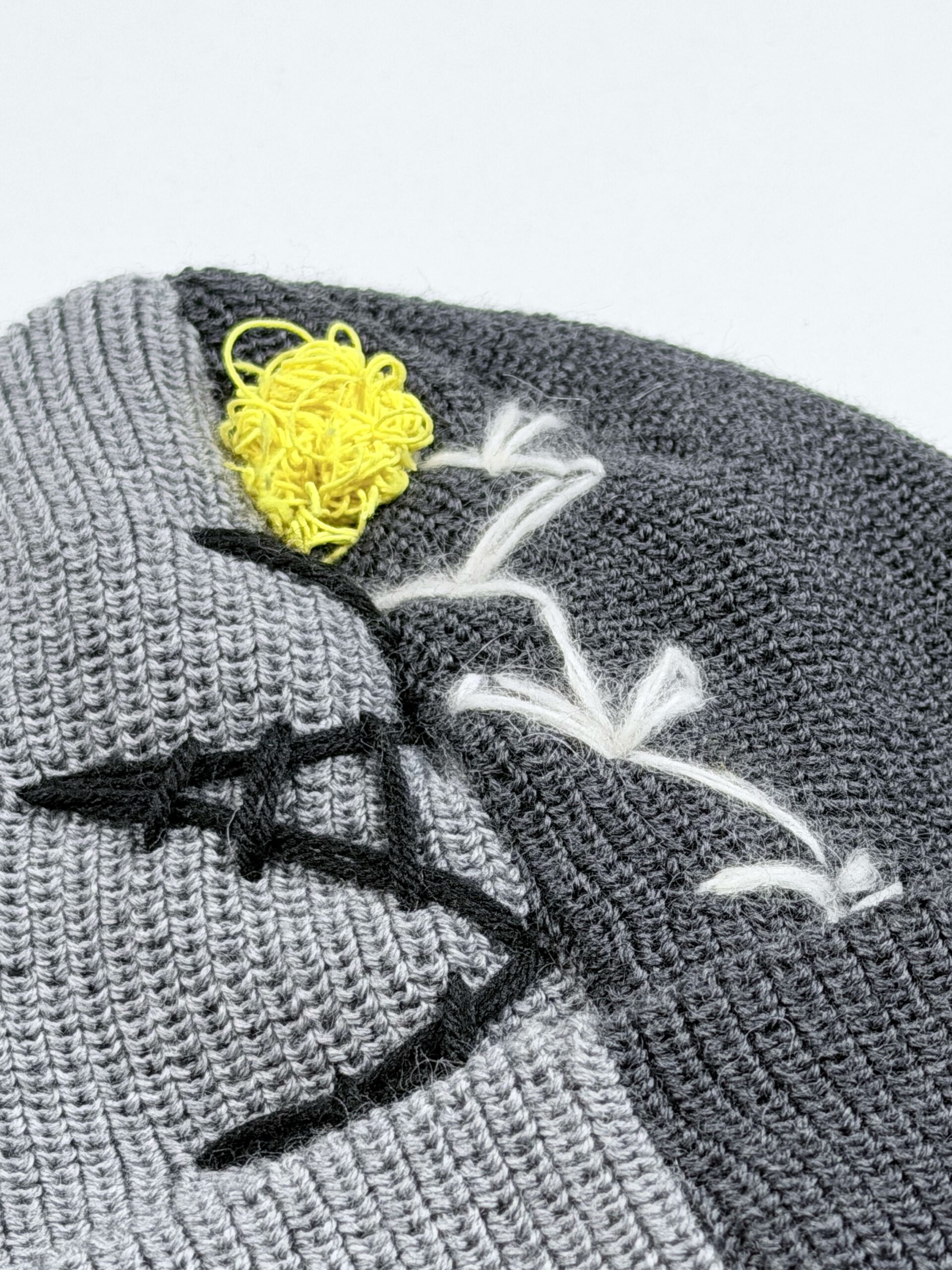 UNIQUE HAND EMBROIDERED BEANIE - Image 3