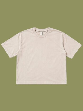 T-SHIRT WARM BEIGE UPCY